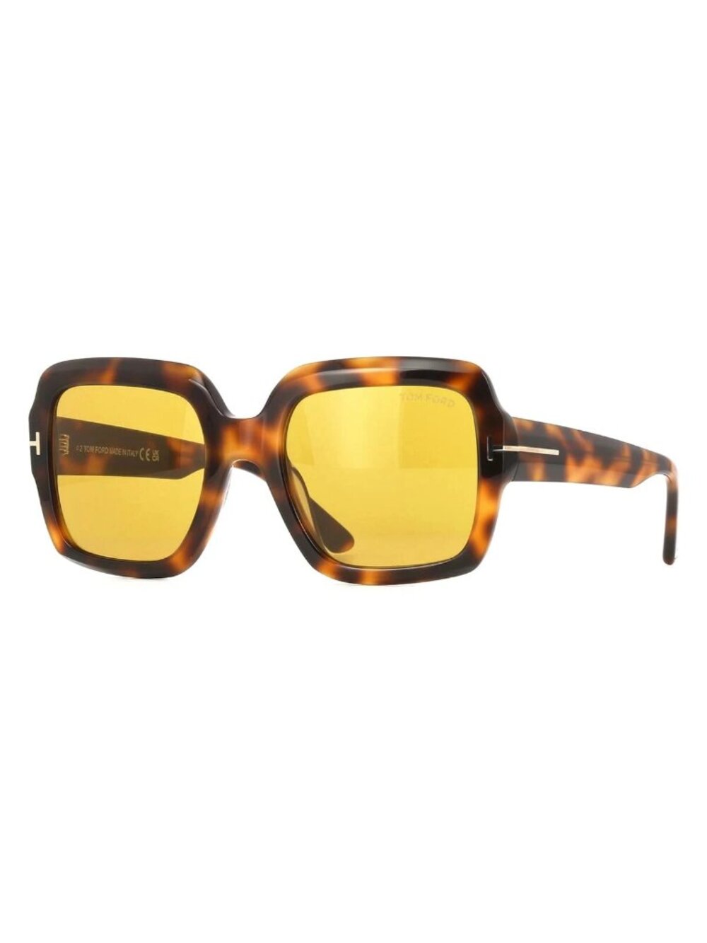 NEW TOM FORD SUNGLASSES KAYA TF1082 53E WOMEN HAVANA/YELLOW EYEWEAR FT1082